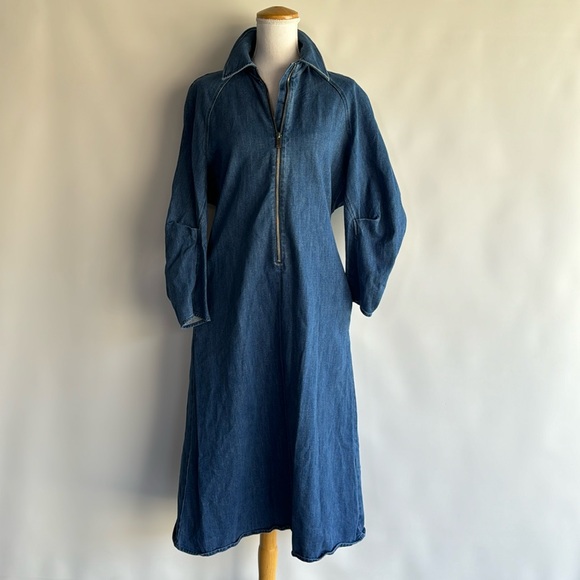 COS Dresses & Skirts - COS Midi Length Denim Dress - sz 8